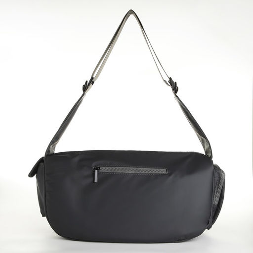 Сумка спортивная с боковыми карманами, серый цвет - Nazamok фото 5