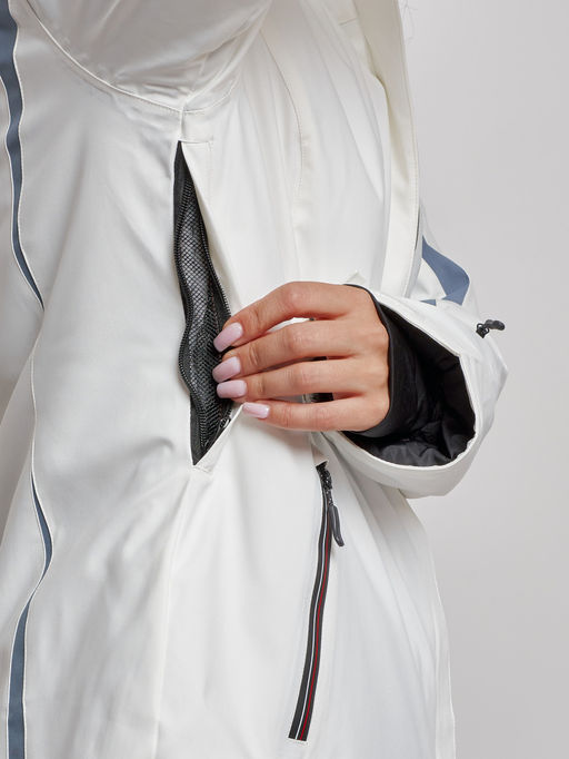 Горнолыжный костюм женский зимний белого цвета 03350Bl - Chunmai фото 9