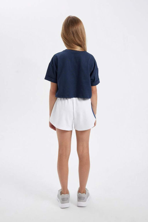 Базовые шорты для девочек - Defacto фото 9