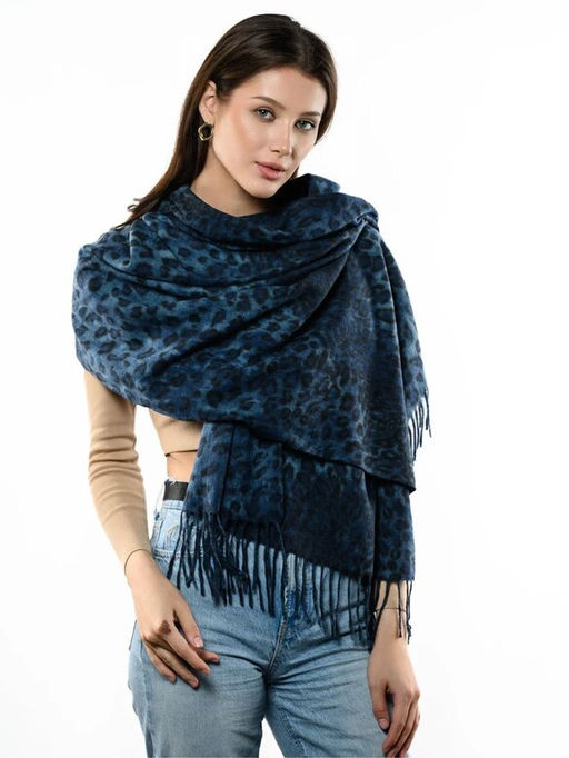 Яркий палантин с анималистичным принтом - Pretty mania фото 9