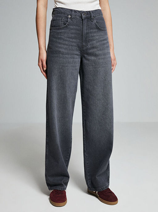Straight Fit Kad?n Jean Pantolon