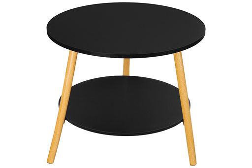 Стол журнальный 60*60*52 см Черный круглый - Elan gallery фото 5