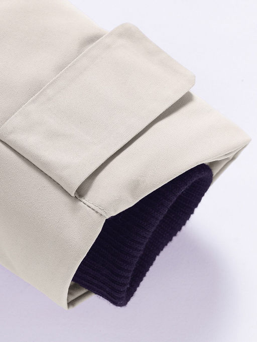 Парка зимняя подростковая для девочки с капюшоном бежевого цвета 9538B - Valianly фото 17