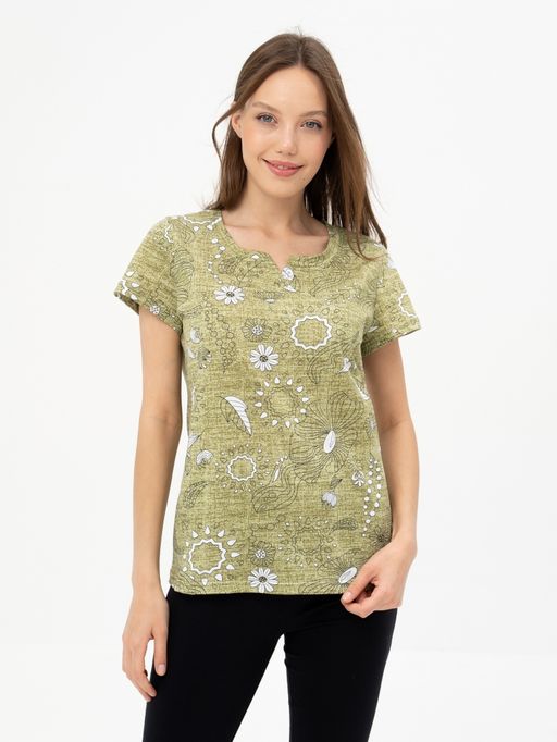 Футболка жен.арт.217-17,зеленая - Binita фото 3