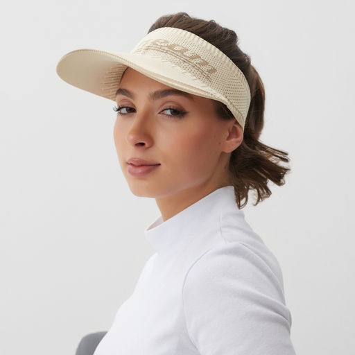 Козырёк от солнца MINAKU, молочный, размер 54-56, трикотаж