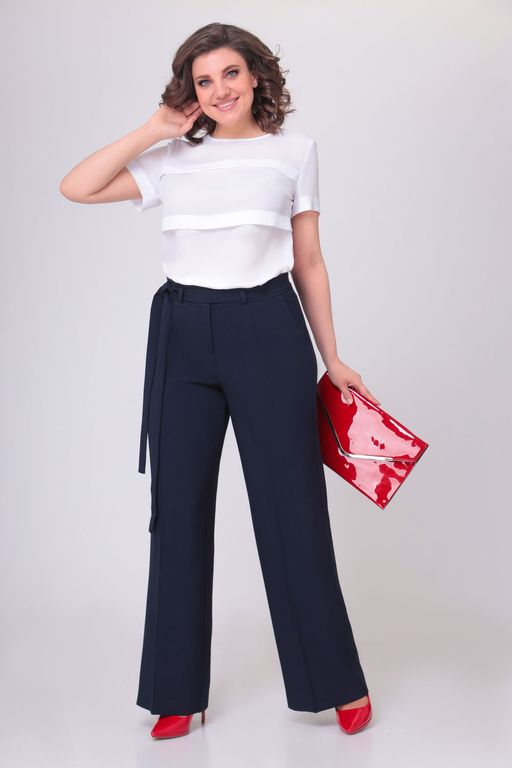 Блуза Swallow 803.2 черный+серебряный узор фото 386