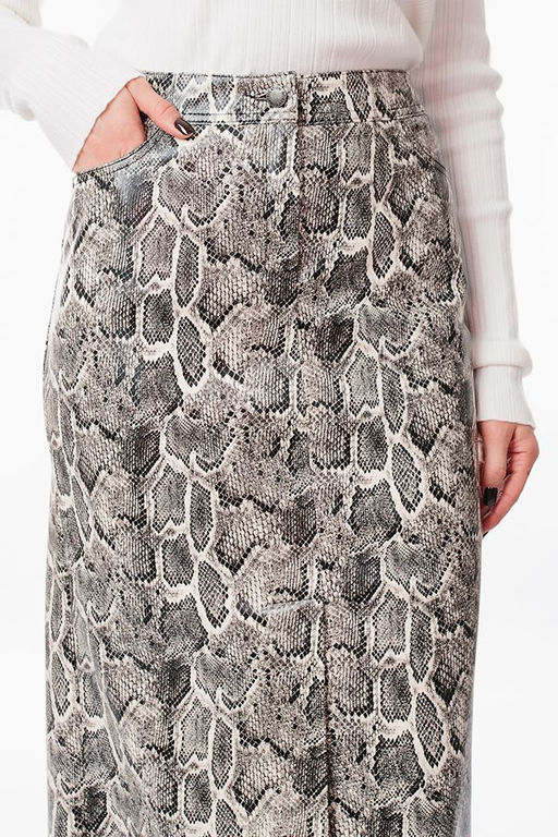 NOBBY, Юбка Ю52L-500/13 (эко-кожа ПИТОН)  фото 6