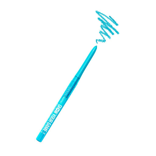 Контур для глаз гелевый Show Your Game Waterproof Gel Eye Pencil, 412 голубой 410412