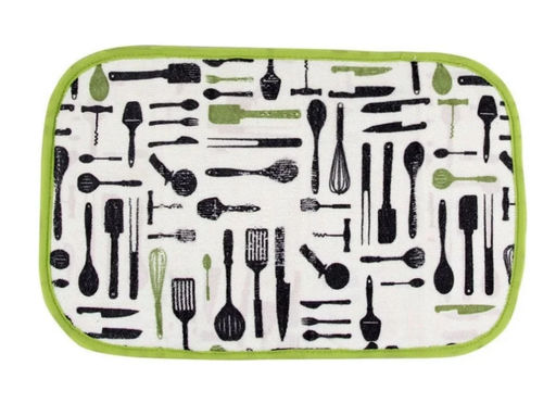 Цена за 2 шт. Коврик для сушки посуды из микрофибры MDM-01, размер: 40*25 см 310253