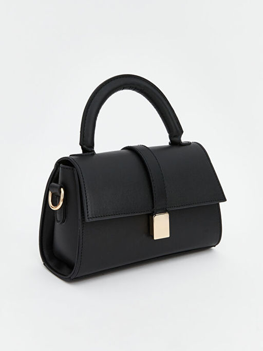 Deri G?r?n?ml? ??kar?labilir Ask?l? Kad?n Omuz ?antas?