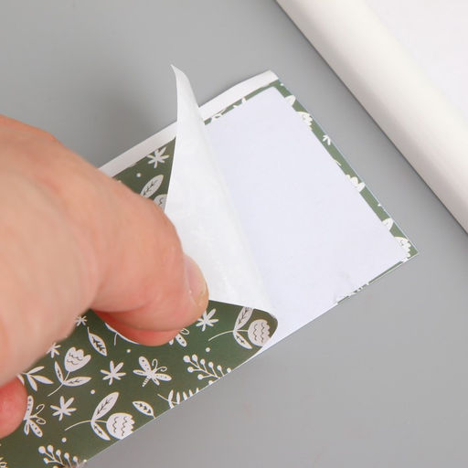 Наклейка бумага благодарность Веточки и цветочки набор 50 шт 10х5 см - Simaland фото 3