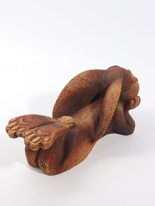 Фигура «Заяц Людвиг», 33×15×13 см, трюфельная