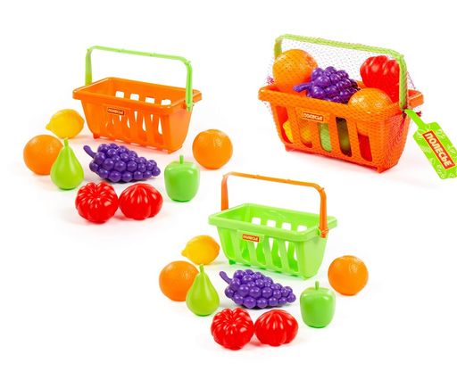 Набор продуктов с корзинкой №2, 9 эл. (46963) в сетке Полесье