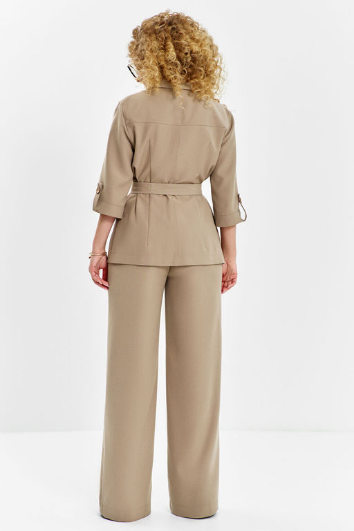 Костюм Euro Moda 630 бежевый