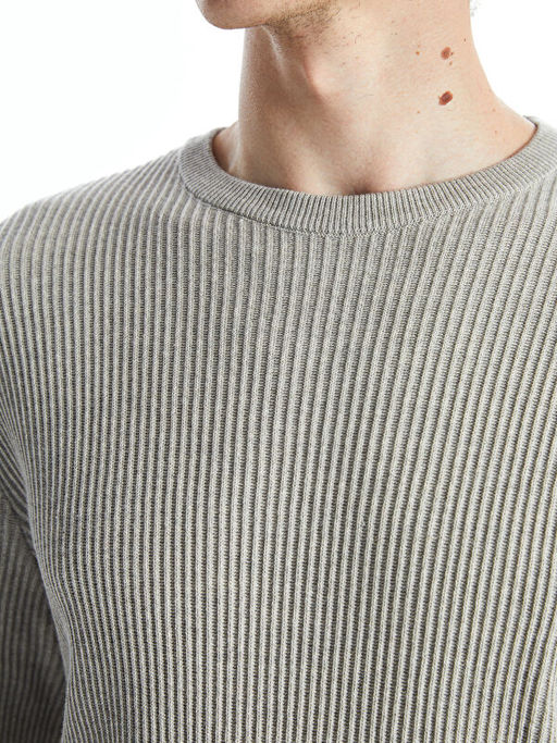 Bisiklet Yaka Erkek Triko Kazak