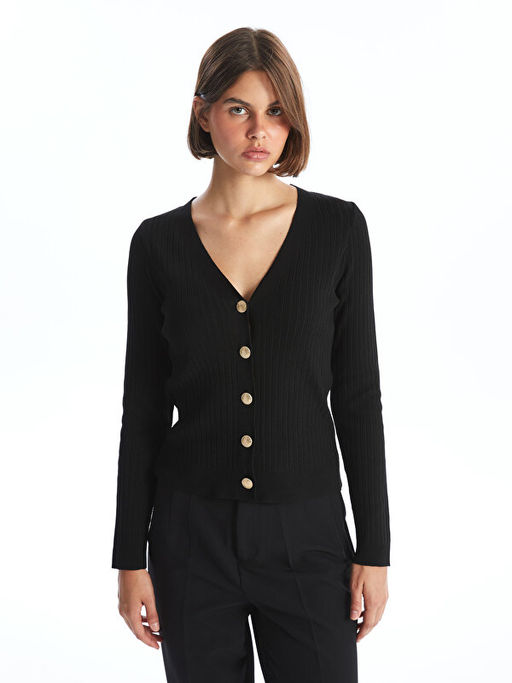 V Yaka Kad?n Triko H?rka