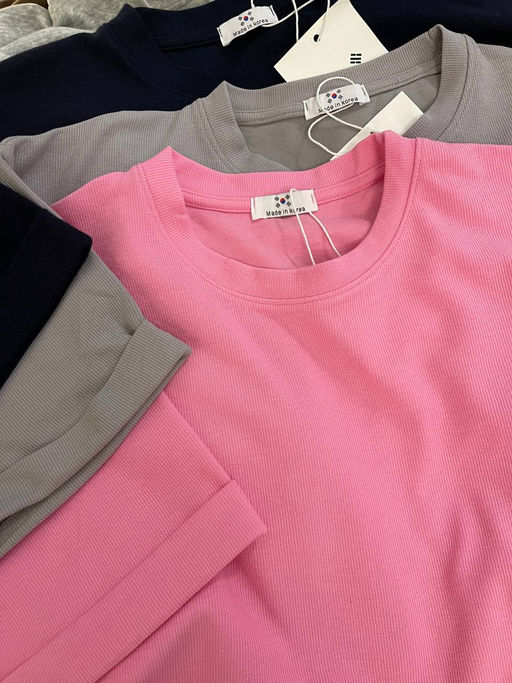 K12304 Футболка OVER SIZE (плотный хлопок) СТАЛЬ