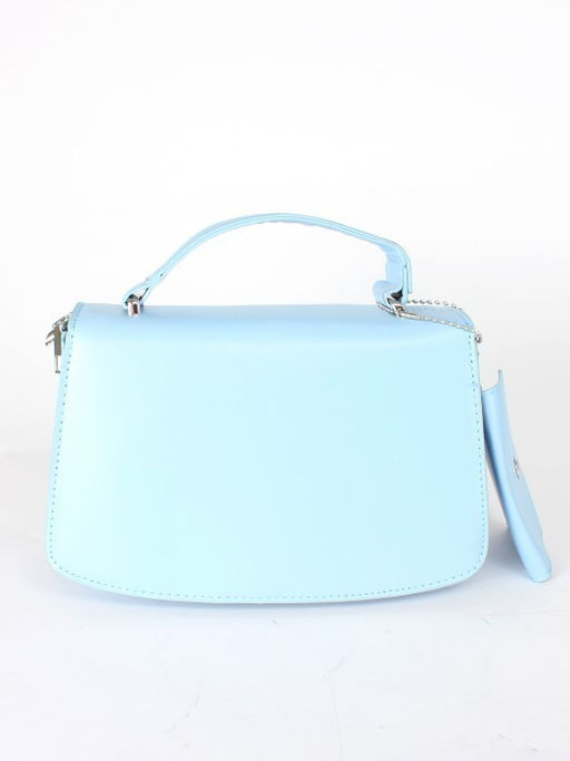 Сумка женская искусственная кожа Ch&K-1072, 1отд, плечевой ремень, голубой SALE 255056 - Adelia фото 7