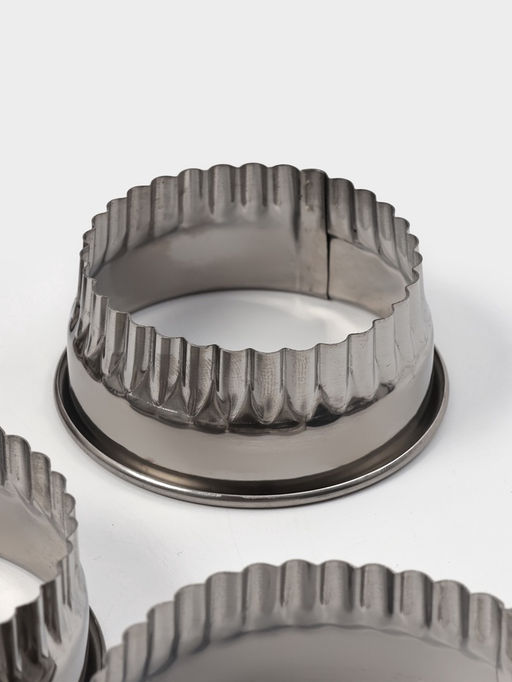 Формы для печенья Доляна «Волна», набор 12 шт., d=3.5-10.5 см, h=3 см, нержавеющая сталь