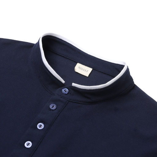 Футболка поло мужская MINAKU REGULAR FIT тёмно-синяя, размер 48