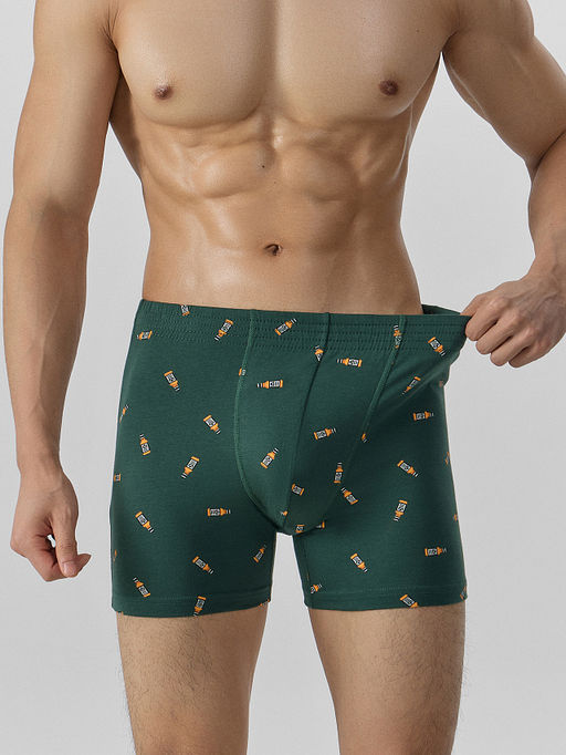 Цена за 2 штуки! Трусы мужские боксеры удлиненные зеленые - Mark formelle фото 3