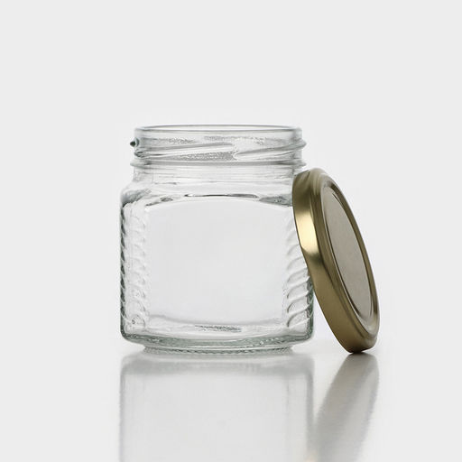 Набор стеклянных банок с золотистой крышкой и этикеткой, ТО-66, 0,2 л, 6 шт - Simaland фото 4