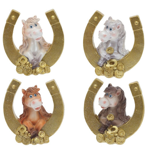 Фигурка декоративная "Лошадка", L6,5 W4 H7 см, 4в.