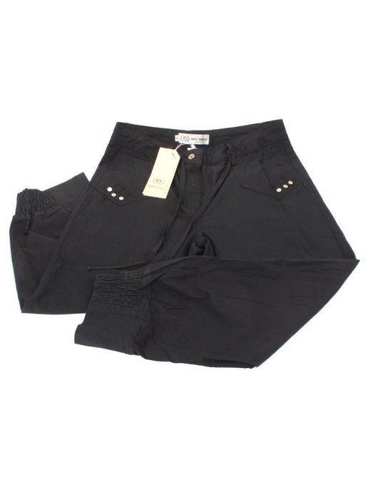 YB-808-1 BLACK Капри женские