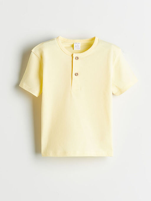 Bisiklet Yaka Basic Erkek Bebek Ti??rt 2li