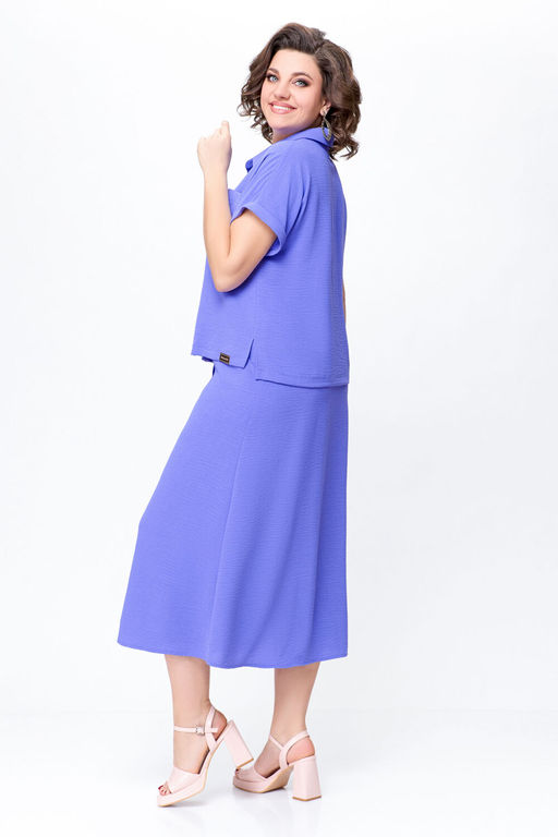 Блуза Swallow 803.2 черный+серебряный узор фото 525