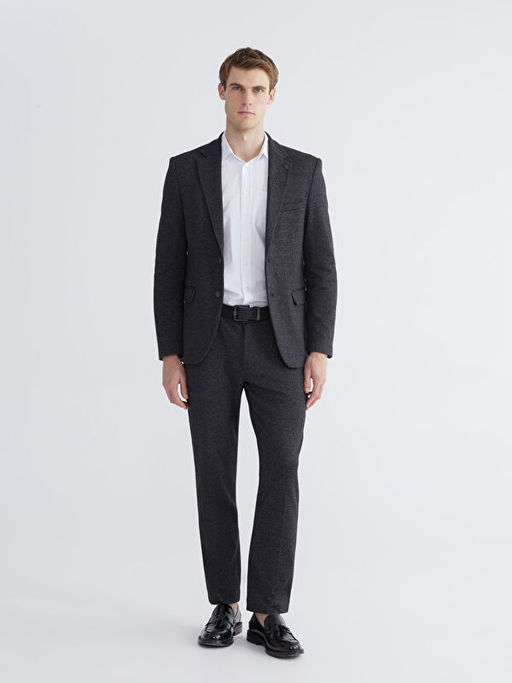 Standart Kal?p Erkek Blazer Ceket