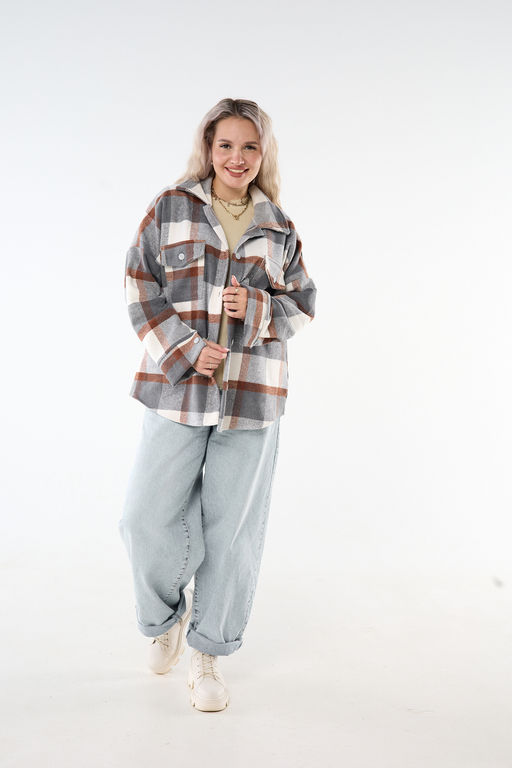 Рубашка женская в клетку РЖК-01