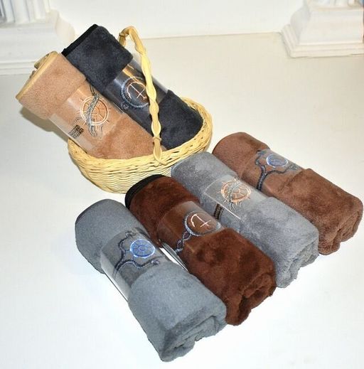 Полотенце из плюшевой микрофибры Адмирал с атласной каймой 35*75 см. - Лен поволжья фото 2