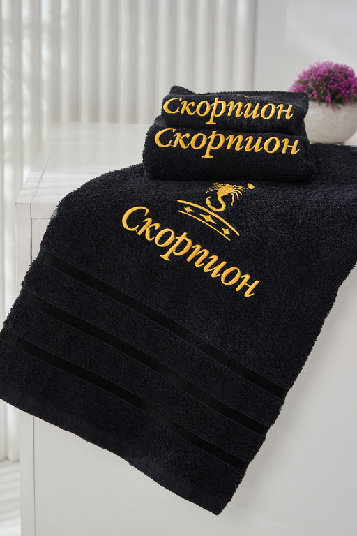 14418/10 Знаки зодиака полотенце махровое плотность 350гр