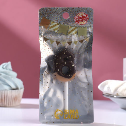 Свеча в торт Шоколадная глазурь, цифра 6 ,3,8 см - Страна карнавалия фото 2