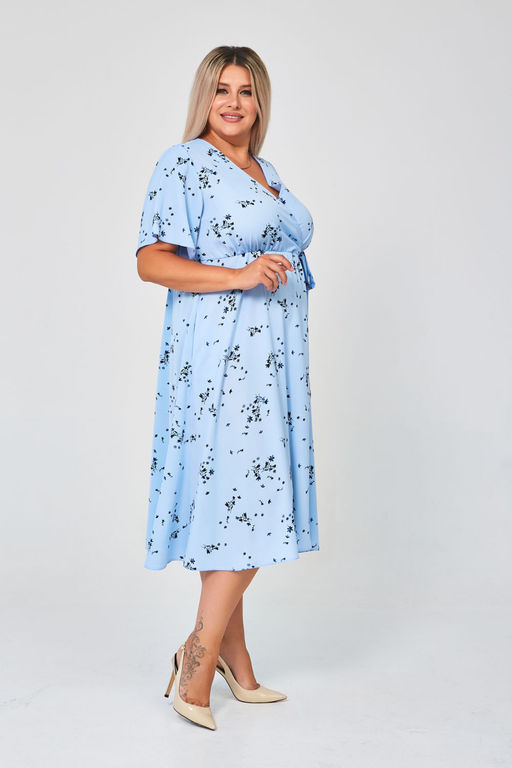 Платье Luxury Moda 1354 голубой