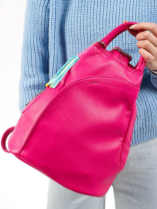 LACCOMA рюкзак Кэрри-L815-фуксия эко кожа хлопок