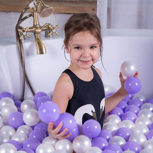 Шарики для сухого бассейна для сухого бассейна 500 шт., белый перламутр