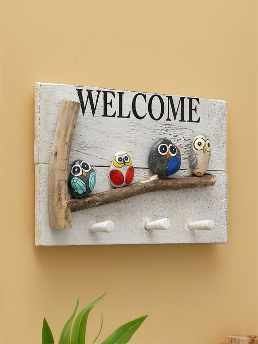 Вешалка WELCOME, 31×6.5×21 см, дерево албезия
