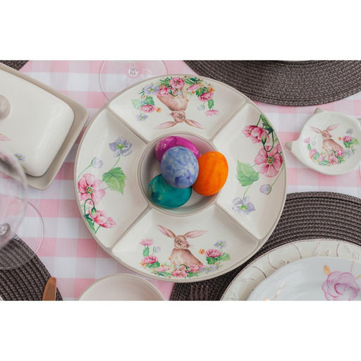 Менажница 5 ячеек Доляна Зайка, d=26 см  фото 16