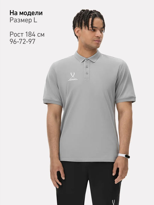 Поло JOGEL PREMIER PerFormDRY CVC Polo, серый