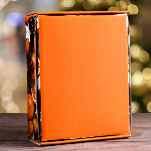 Коробка подарочная, крышка-дно, с окном С Новым Годом, 18 х 15 х 5 см - UPAK LAND фото 2