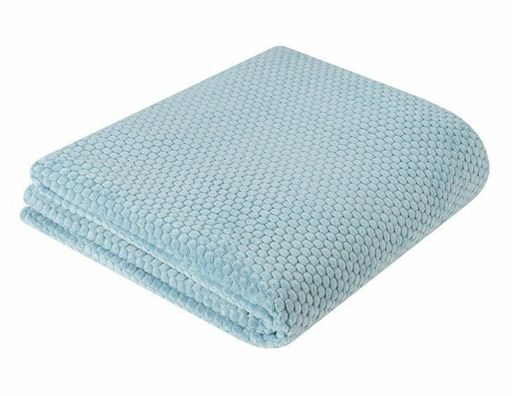 Покрывало-плед Незабудка фланель-жаккард 150*200 см. - Лен поволжья фото 2