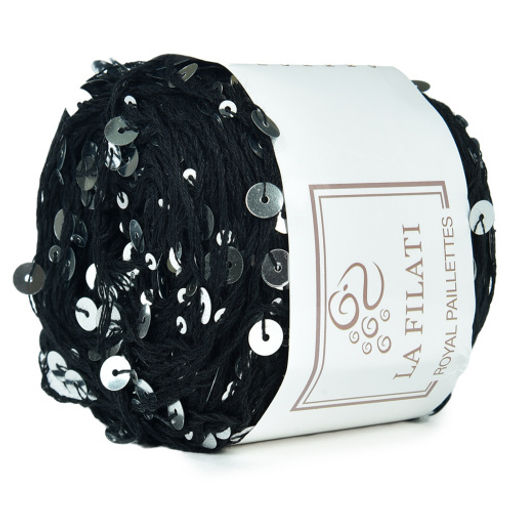 Royal Paillettes пряжа LA FILATI 55%%хлопок 45%пайетки 5х50г/120м