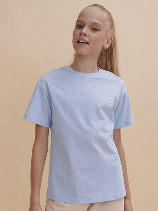 PELICAN, футболка для девочек, Голубой  фото 2