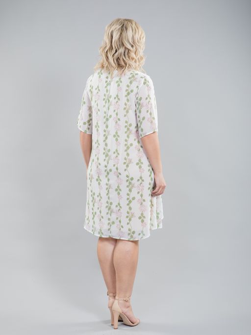 Платье 1167 цветы на белом - Novita фото 4