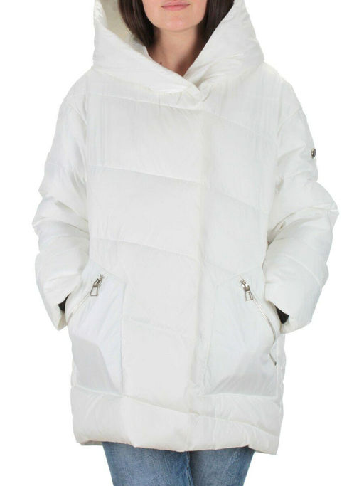 22359 WHITE Куртка зимняя женская (200 гр. холлофайбера) - Fashion фото 2