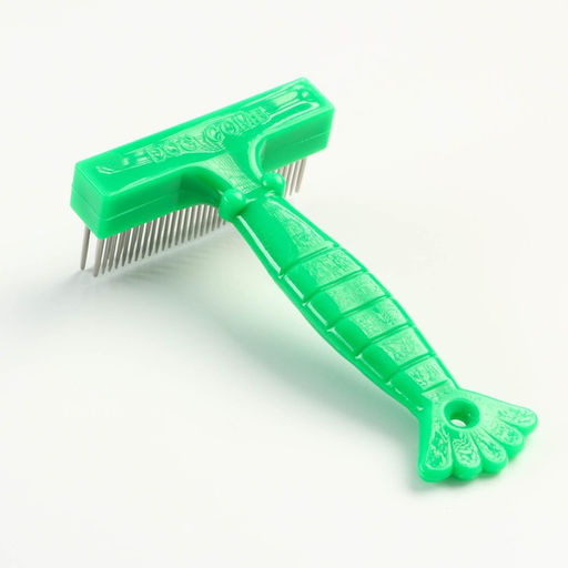 Расчёска-грабли Лапка, 15 х 8,8 см, зелёная - Пижон фото 2