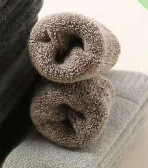 Носки р.40-45 Шерстяные Чёрные - Krumpy фото 5