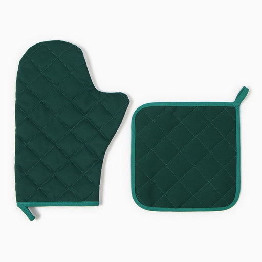 Набор кух. Этель Птицы варежка-прихватка 20х28см, прихватка 19х19см,100% хл  фото 3